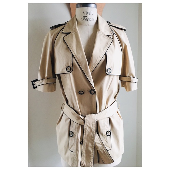 Fendi Jackets & Blazers - Fendi Stretch Cotton Short Sleeve DB Jacket